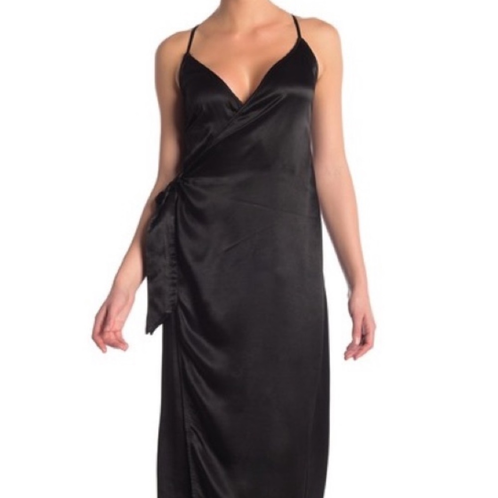 Moon & Sky black wrap dress